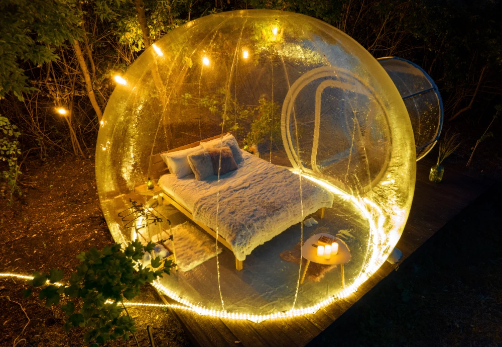 what is a bubble tent